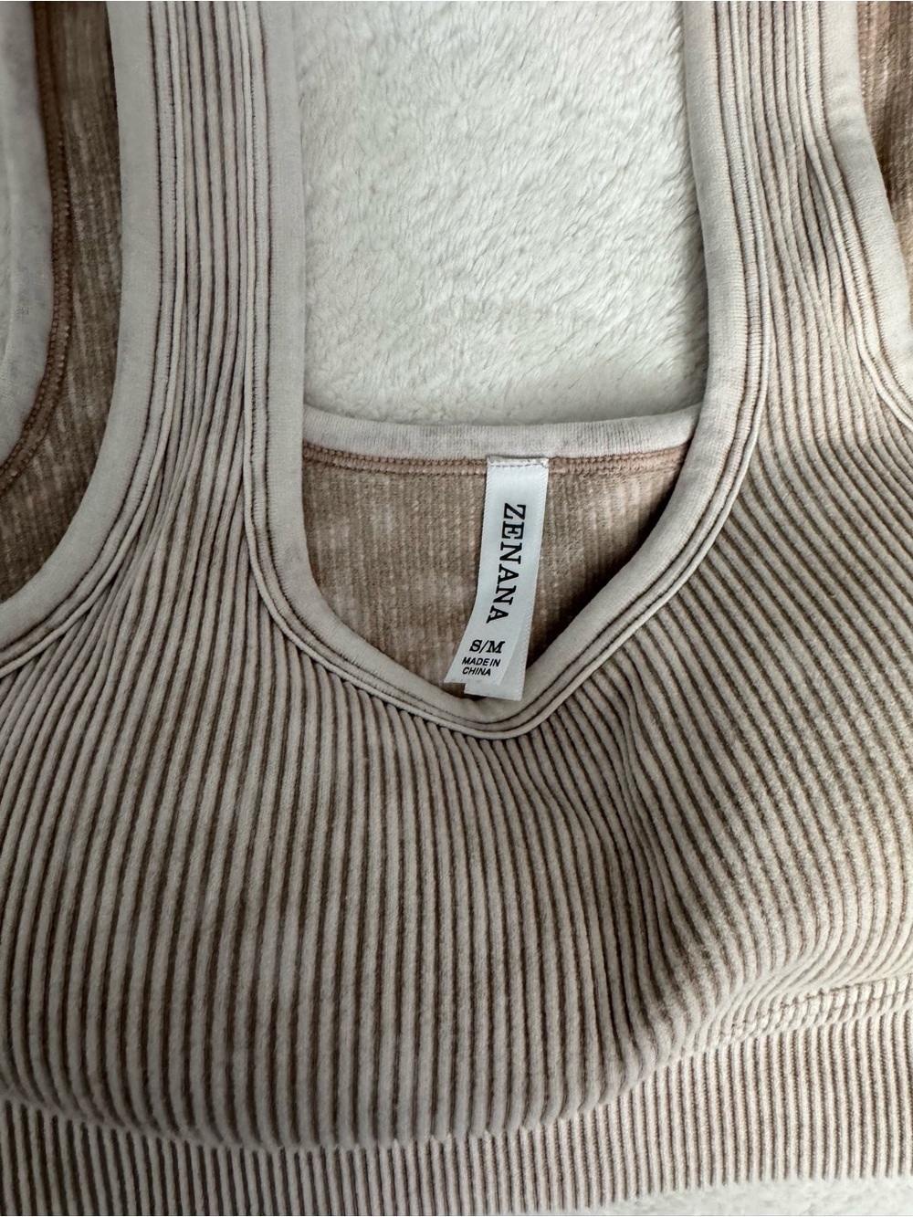 Zenana Ribbed Cropped Tank - Picture 3 of 3